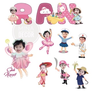 🍀Chibi Bé + Số Tuổi🍀