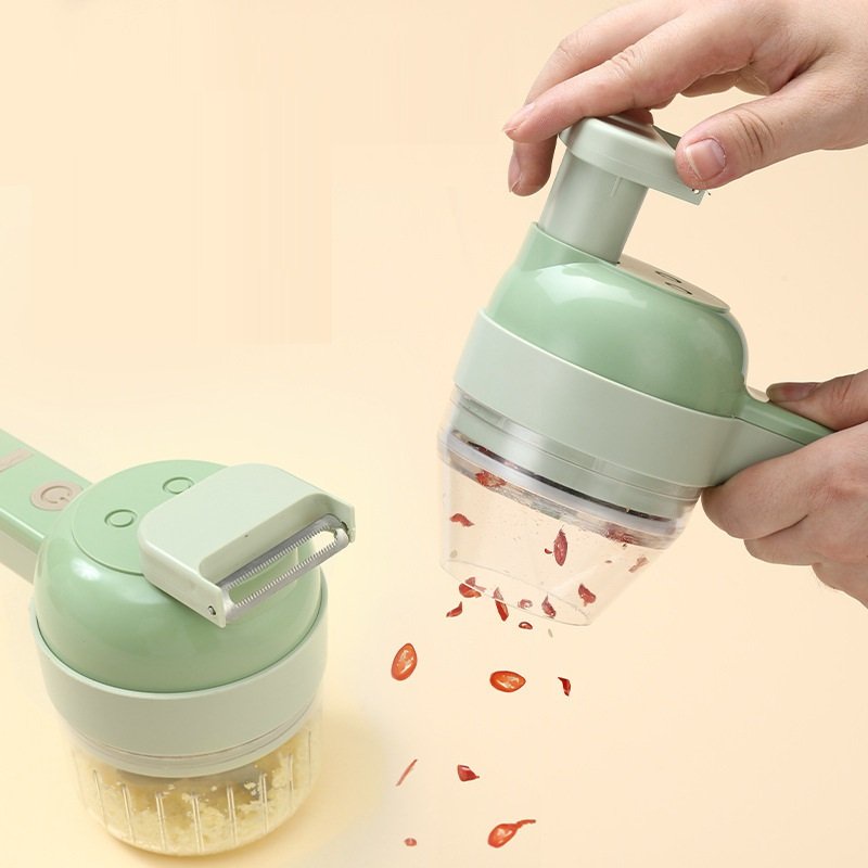Máy xay tỏi ớt máy xay mini đa năng 3 trong 1 OMIE có tay cầm tiện lợi ( Tặng kèm dây sạc-Bảo hành 6 tháng )
