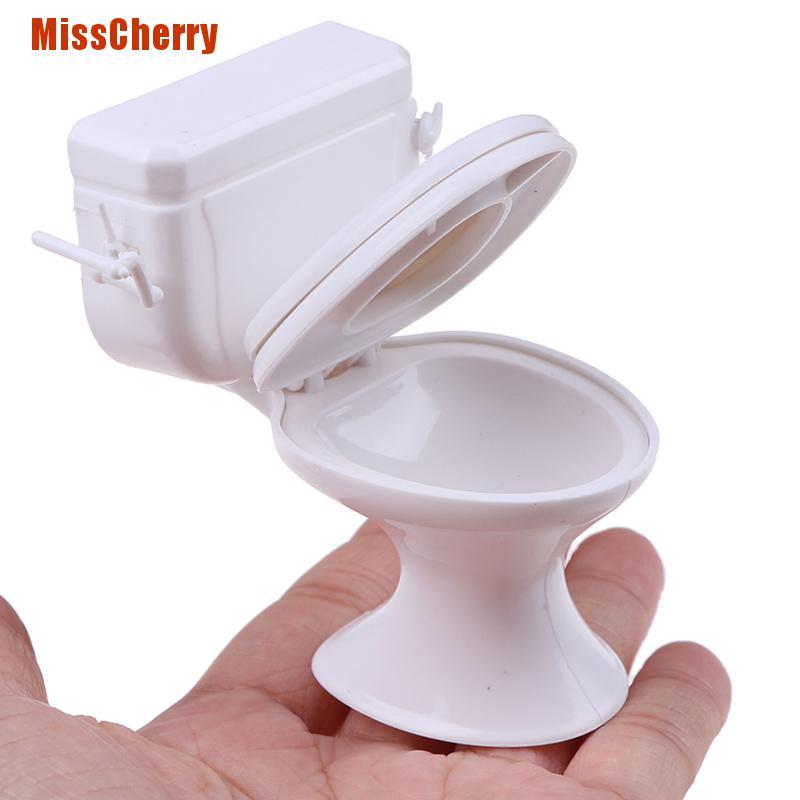 Mô Hình Toilet Mini Trang Trí Nhà Búp Bê