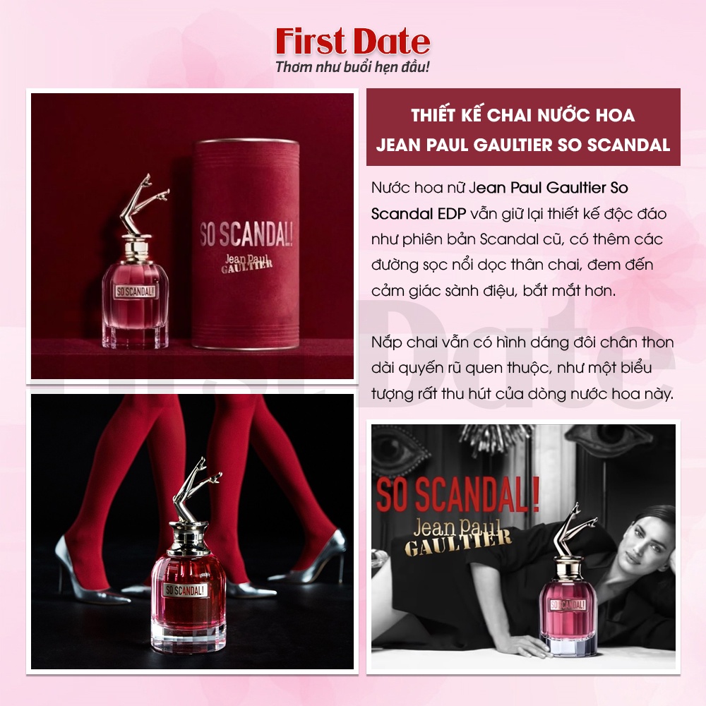 Nước hoa nữ SO SCANDAL Sexy Quyến rũ Ngọt ngào First Date