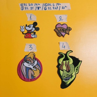 Sticker ủi,patch ủi,hình ủi hoạt hình