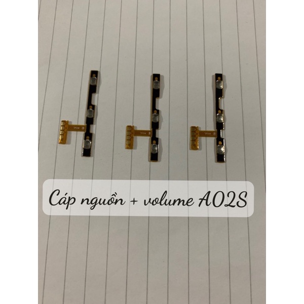cáp nguồn liền cáp volume Samsung A02S