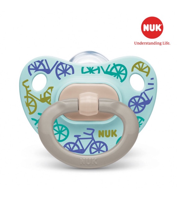 TY GIẢ NUK SILICON CLASSIC CHỈNH NHA 0-6M/6-18M