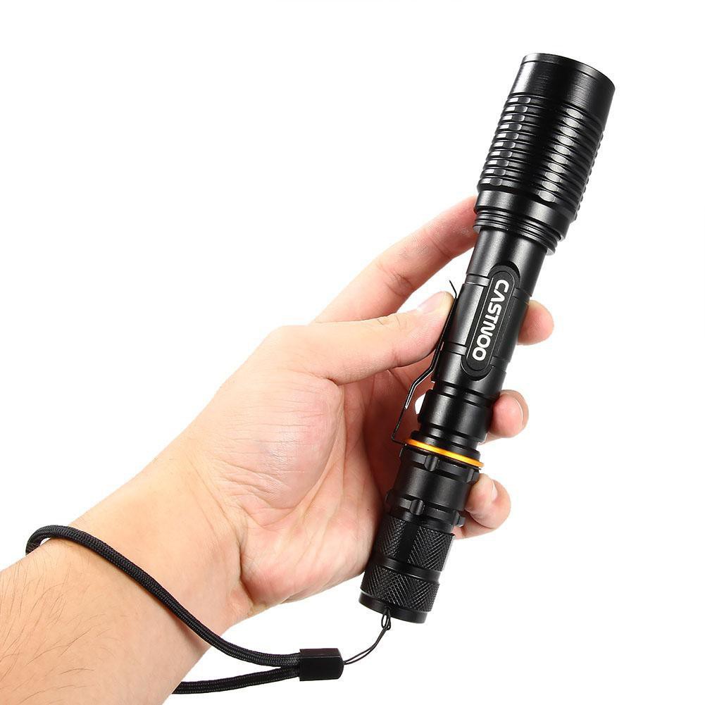 Đèn pin LED CREE XM-L T6 8000 lumen kích thước 185/207 x 31 x 21 tiện dụng | BigBuy360 - bigbuy360.vn