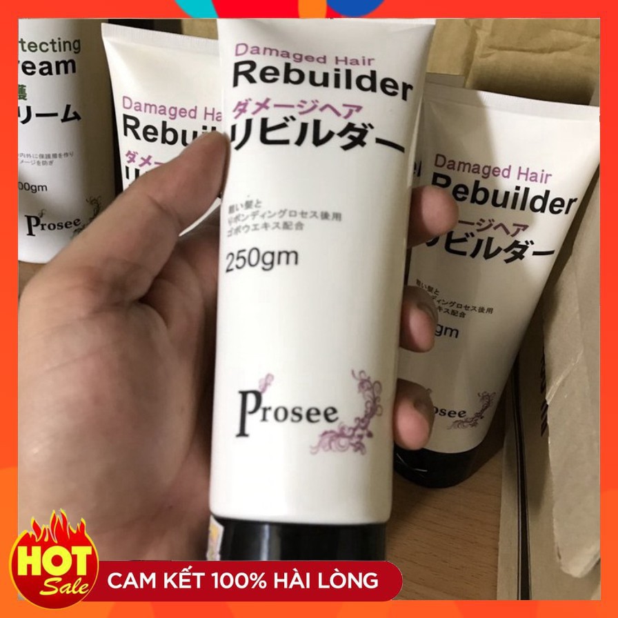 [ Hot sales ] 🌾Best Seller🎋 Xả khô dưỡng tóc chuyên sâu hàng ngày Prosee Damaged Hair Rebuilder Ae04 250g - S001