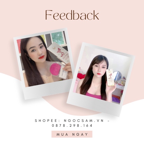 Sữa Rửa Mặt Ngọc Sâm mới 50ml Ngừa Mụn Trắng Da Sạch Dầu