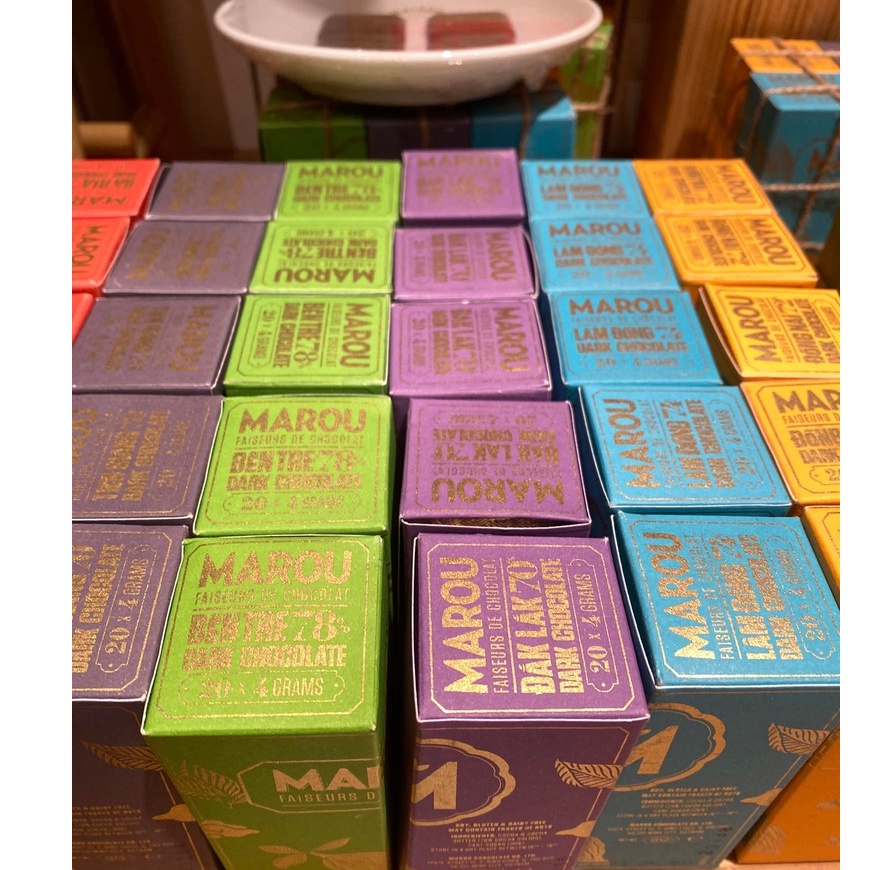 QUÀ TẶNG 8-3 - Set Socola, Cacao Marou Maison trọn bộ