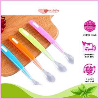 Thìa ăn dặm cho bé silicon , muỗng tập xúc cho bé sambay chuyên đồ sơ sinh