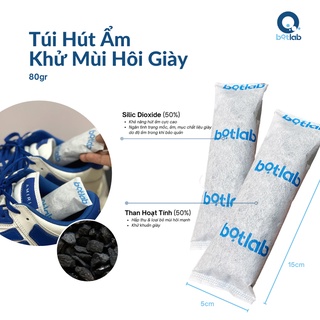 Combo Túi Hút Ẩm Khử Mùi Giày than hoạt tính chống hôi giày & vi khuẩn chuyên dụng 80 gram cho Mọi Loại Giày Bọt Lab