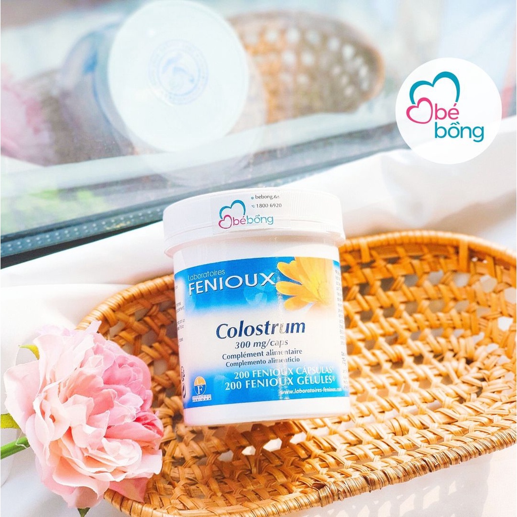 Sữa Non Pháp Fenioux Colostrum hộp 200 viên