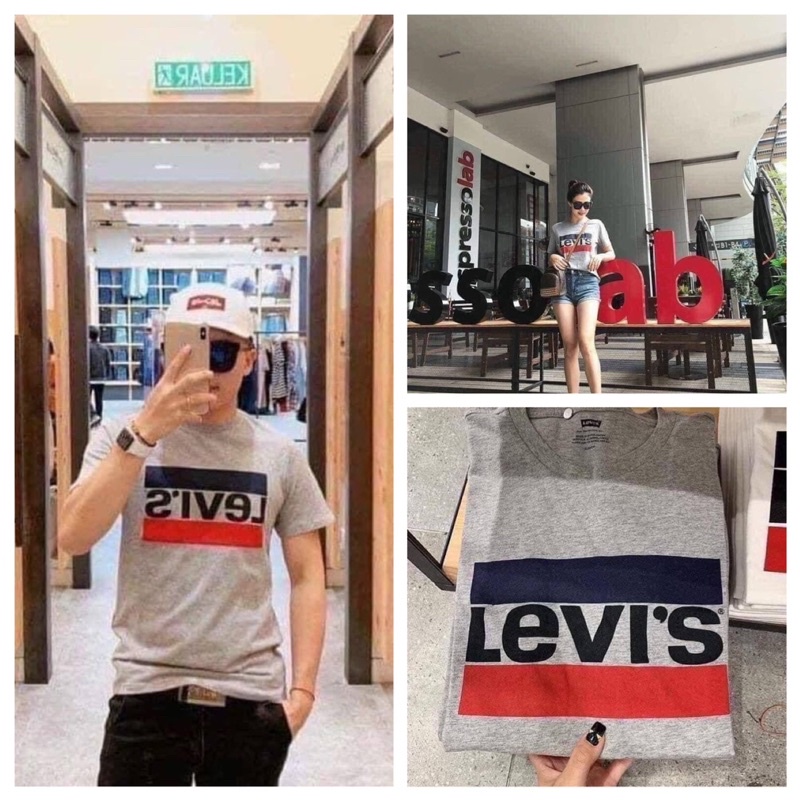 Áo đôi nam - nữ chữ LE-VI-S