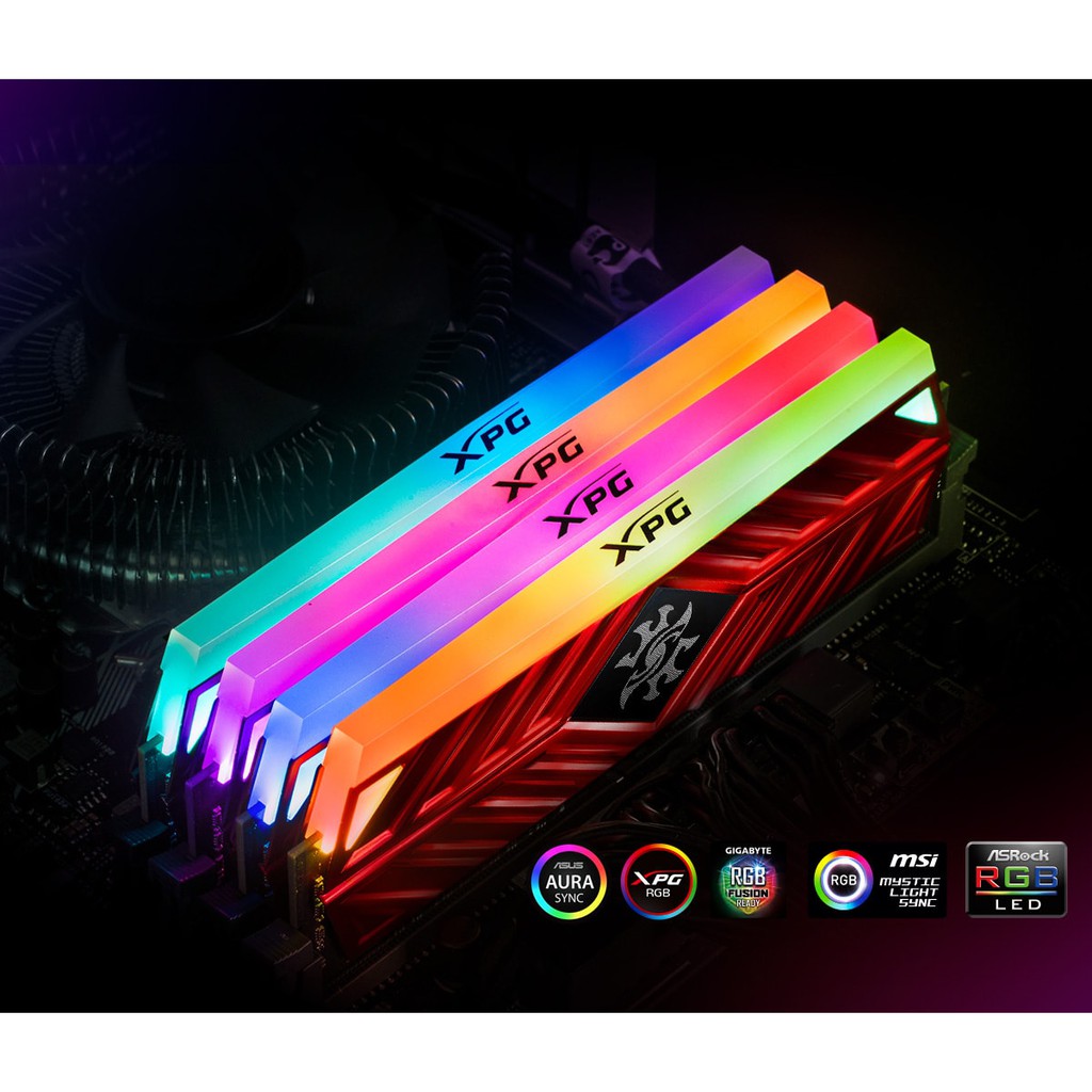 RAM Desktop Adata XPG Spectrix D41 RGB 8G/3000