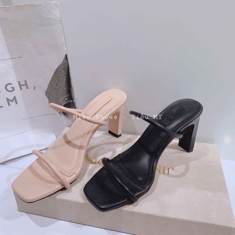 GUỐC 2 QUAI GÓT DẸP CAO (MIEO SHOES D816)