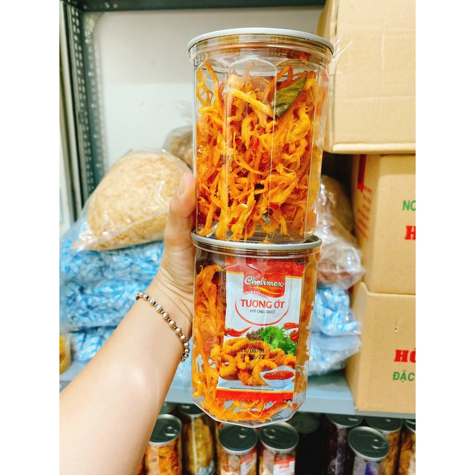 MỰC SỢI SỐT CHANH TOMYUM CHUA CAY⚡ LON PÉT 250G | BigBuy360 - bigbuy360.vn