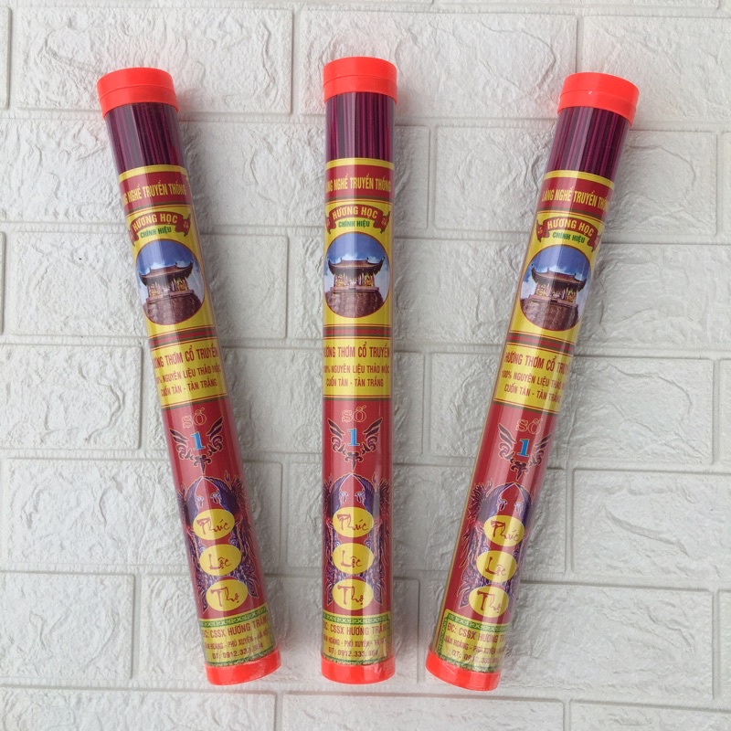 Nhang Thảo Mộc Sạch Hương Học kích thước 38cm 110Cây/1 ống