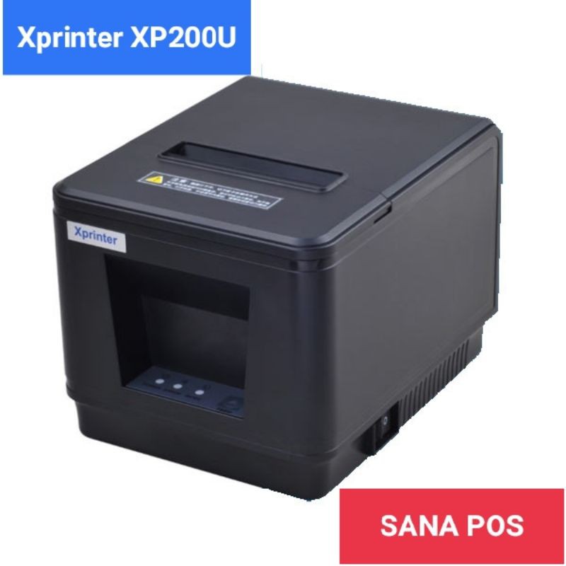 Xprinter XP200U, máy in hoá đơn, máy in bill, máy in nhiệt, Khổ in k80, A160H, Q200, A160M, giấy in hóa đơn 80mm