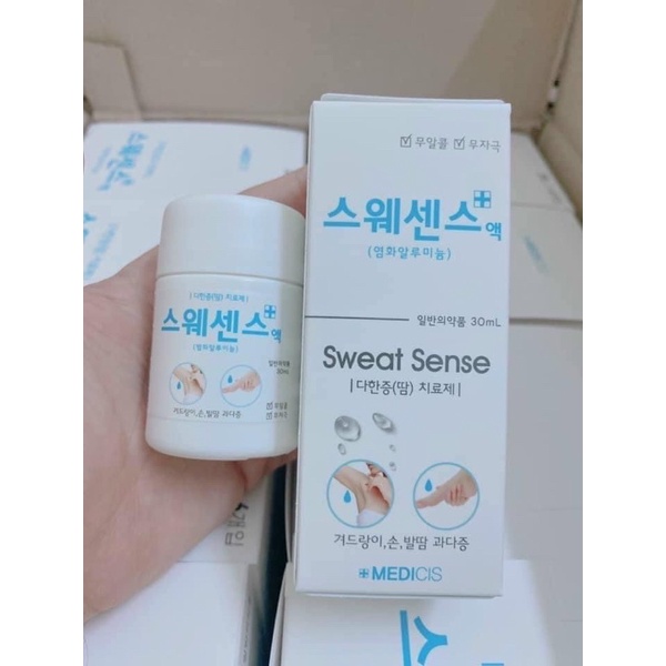 Lăn nách Hàn Quốc SWEAT SENSE - xua tan nỗi lo hôi nách, hôi chân