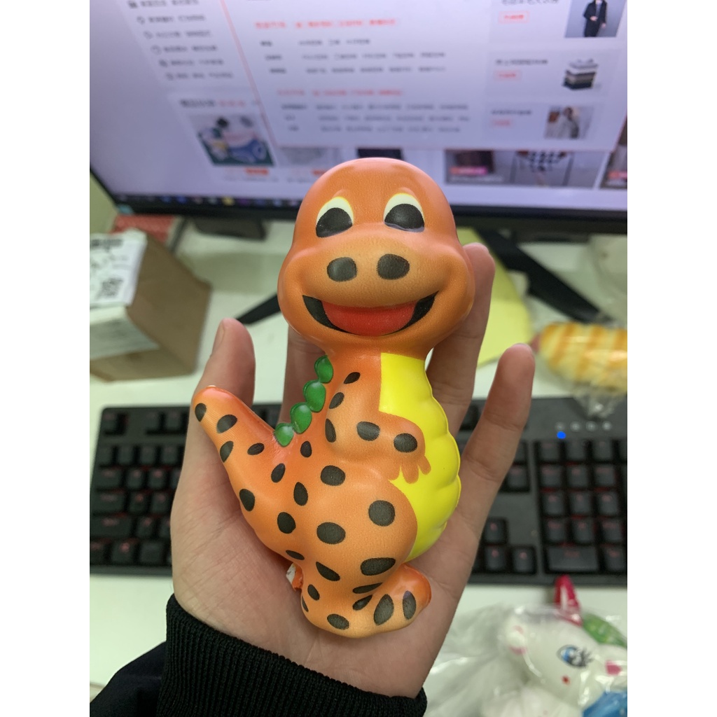 Squishy Khủng Long Nhỏ Kích Thước 12cm Chậm Tăng Cực Dễ Thương