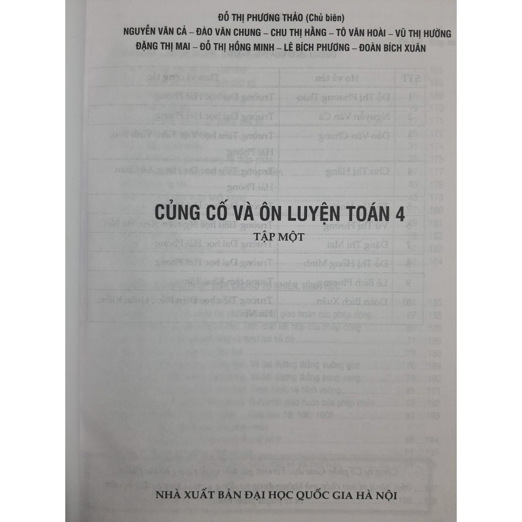 Sách - Củng cố và Ôn luyện Toán 4 Tập 1