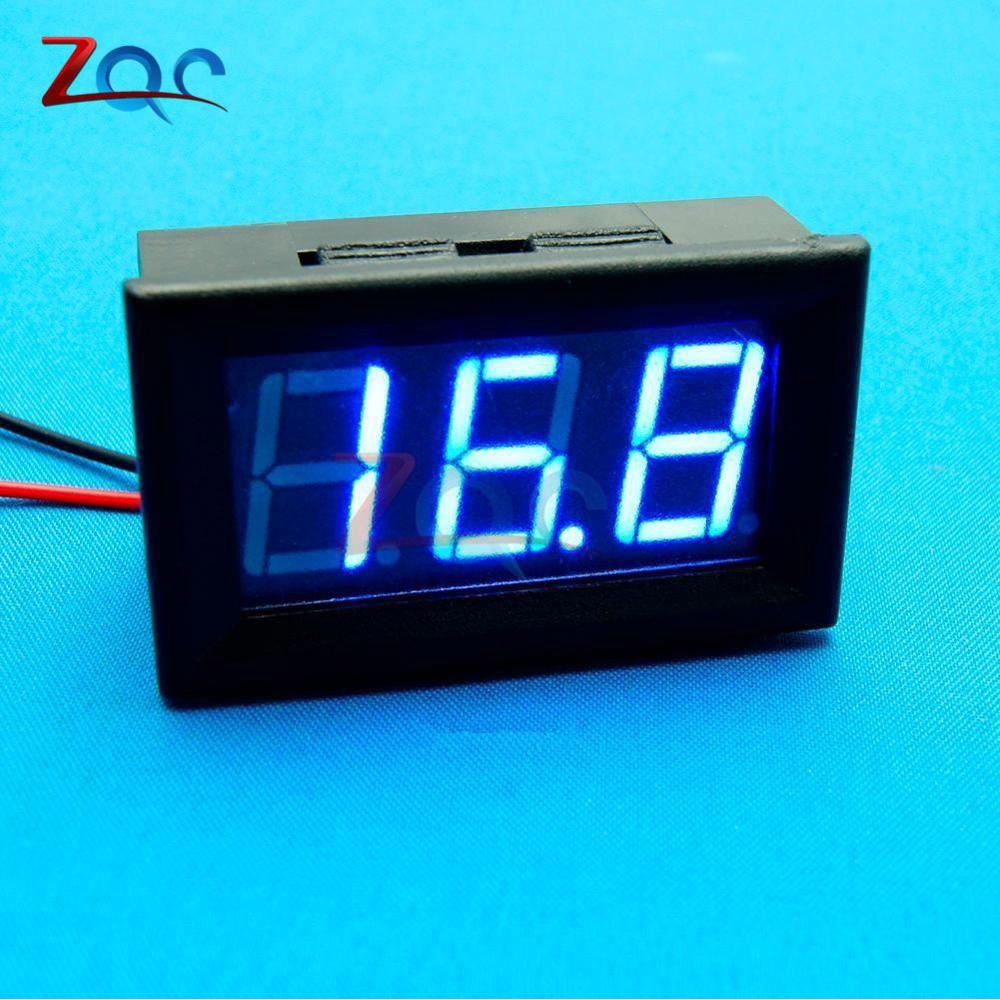 Dc Vôn Kế Kỹ Thuật Số 2 Dây 5v-120v 0.56 ''