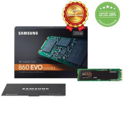 Ổ cứng SSD M2-SATA 250GB Samsung 860 EVO  NVMe2280