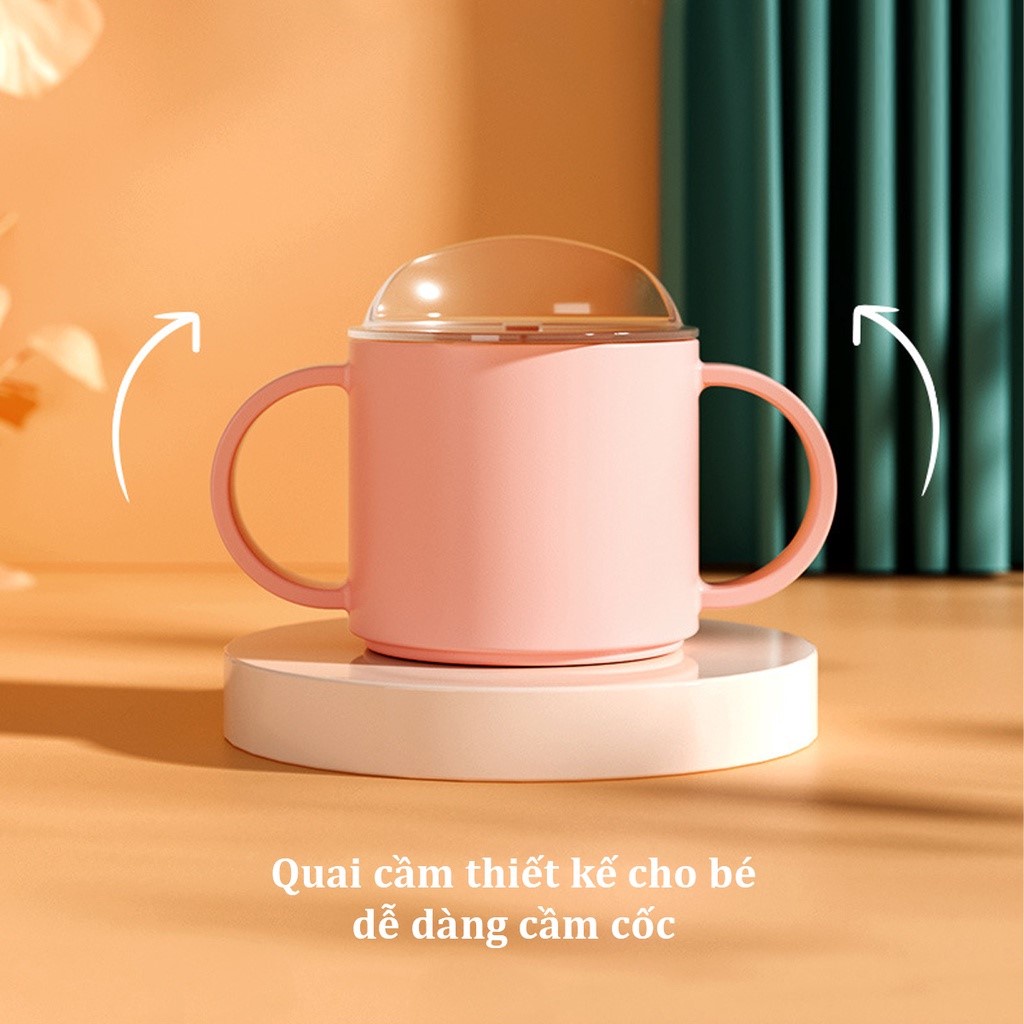 Cốc Tập Uống Nước Cho Bé 2 Giai Đoạn Chống Đổ 150ml