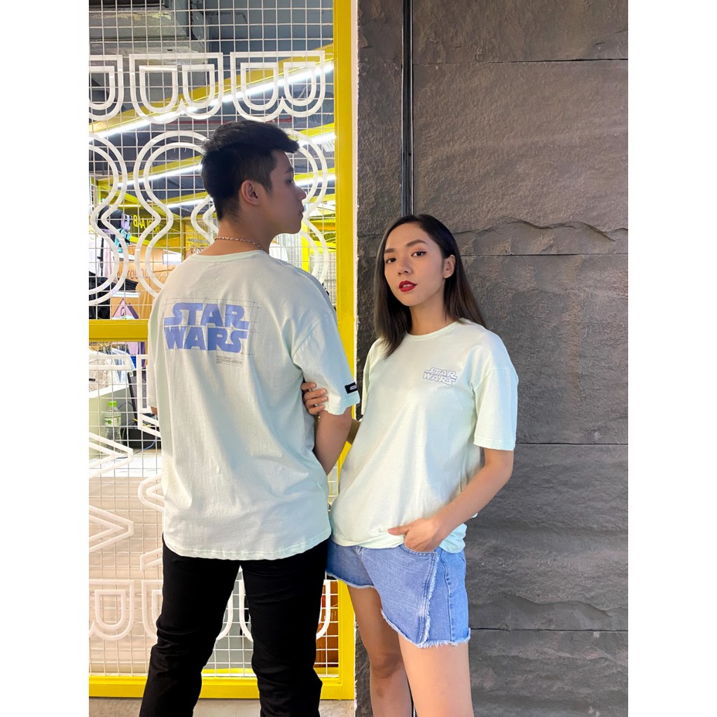 Áo Thun BOO Unisex Dáng Cơ Bản, 100% Cotton Cao Cấp In Logo Starwars