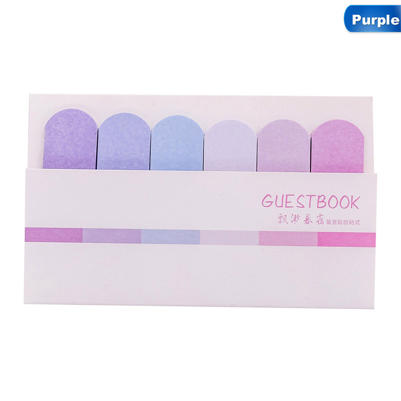 Giấy ghi chú 6 màu sáng tạo
