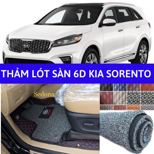 Thảm lót sàn ô tô Kia Sorento 6D Việt Auto chống mùi hôi chống bụi bẩn chống nước