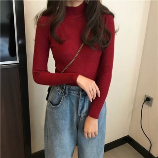 Áo len dài tay thu đông