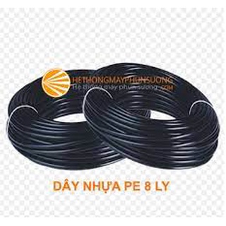 Cuộn 100m ống nước nhựa PE đen 8 ly dùng cho hệ thống phun sương