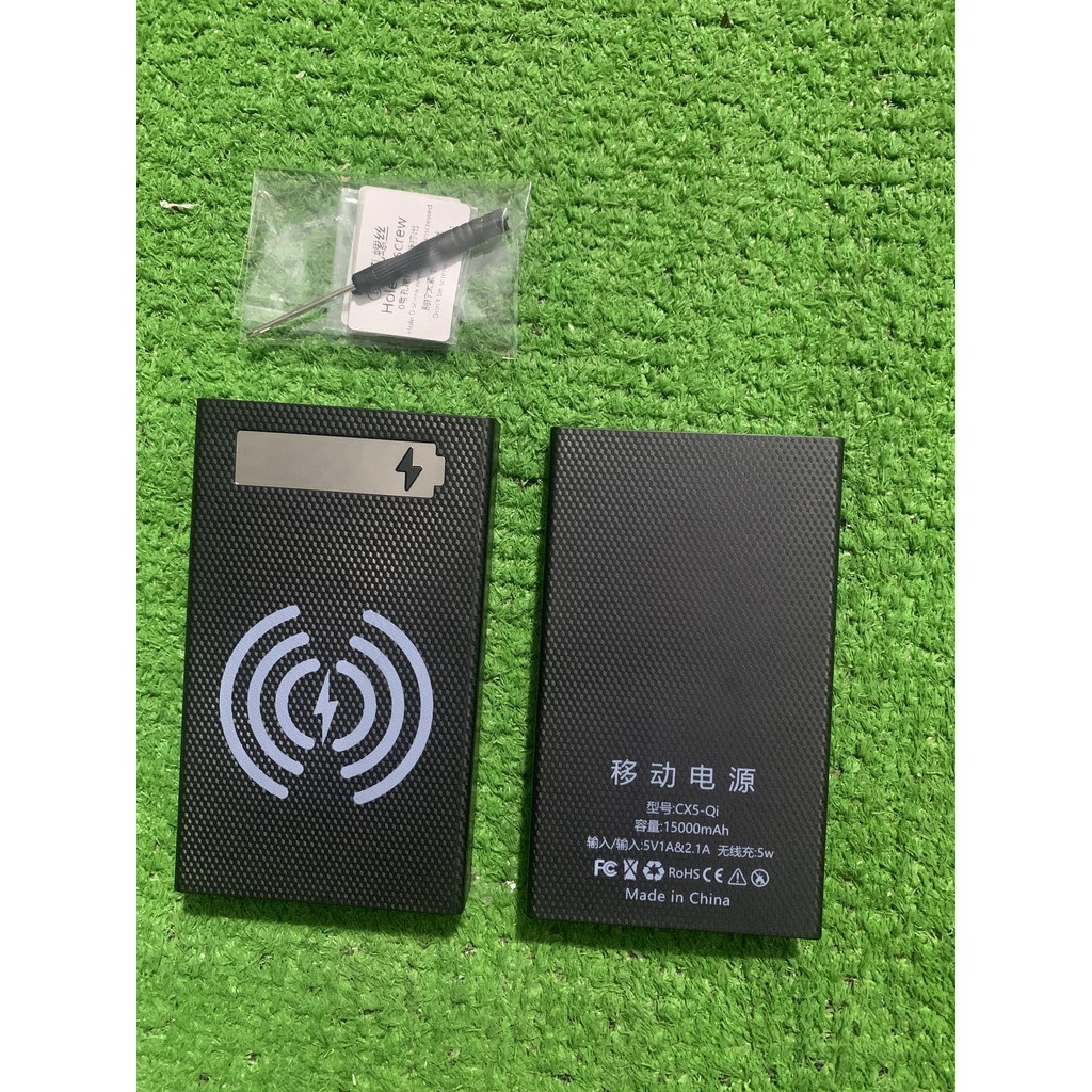 Box sạc dự phòng không dây 5W 18650 Model CX5-Qi(CHƯA CÓ PIN)(Có thể tháo lắp để thay pin dể dàng)