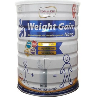 Sữa y tế - Weight Gain Nano [900gr/hộp] Dinh dưỡng đặc biệt dành cho người gầy (HSD T5.2023)