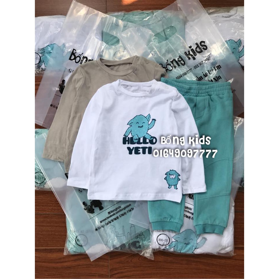 Bộ 3 Món Bé Trai Sinh Vật Yeti Chào Inextenso
