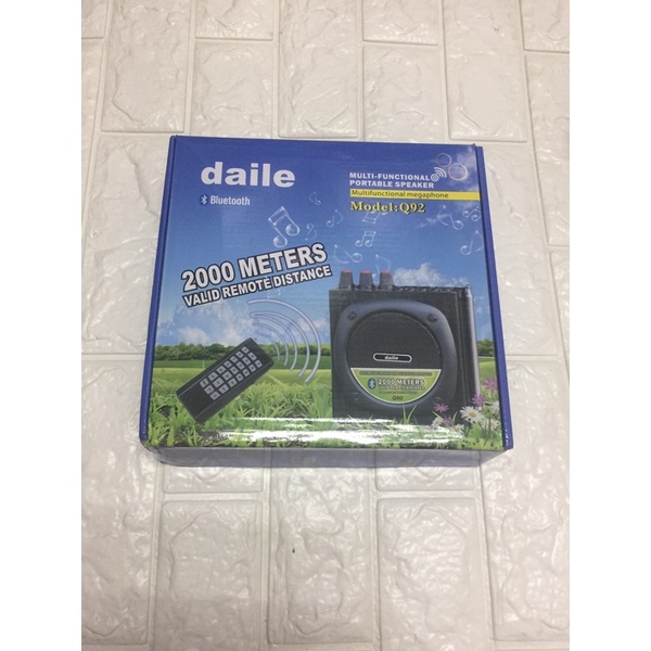 Loa Trợ Giảng Daile Q92 Có Điều Khiển ,Loa Vỏ Kim Loại Nhử Chim