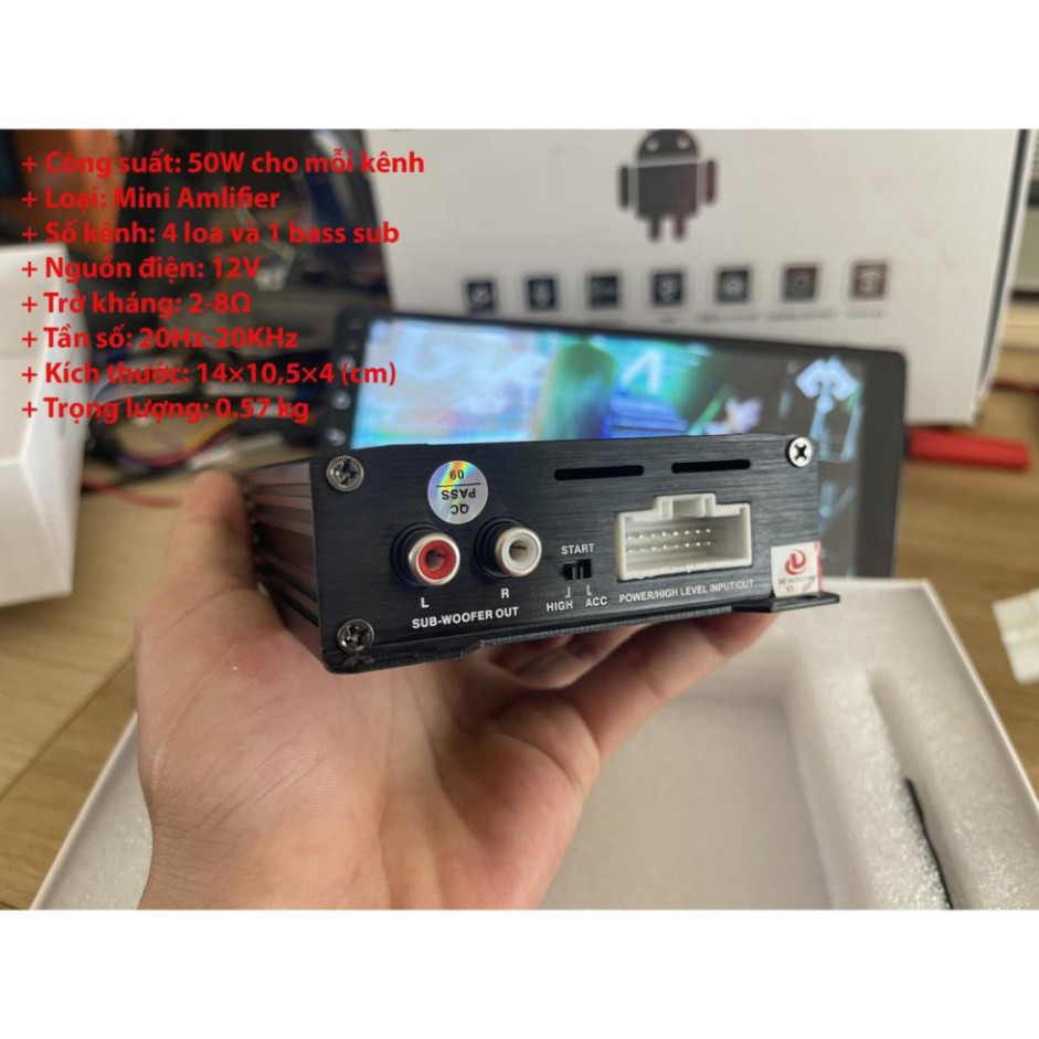 FREE SHIP -Amply xe hơi Audxeon D3100 cao cấp 12v Cắm jack zin theo từng dòng xe