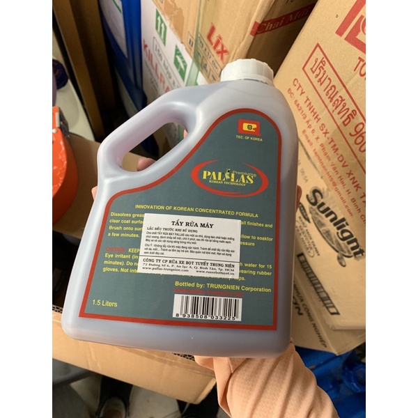 Tẩy lốc máy Pallas 1.5l