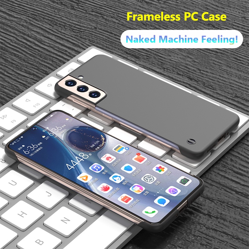 Ốp Điện Thoại PC Cứng Mỏng Không Viền Màu Kẹo Cho Samsung Galaxy Note20 S20 Ultra Plu