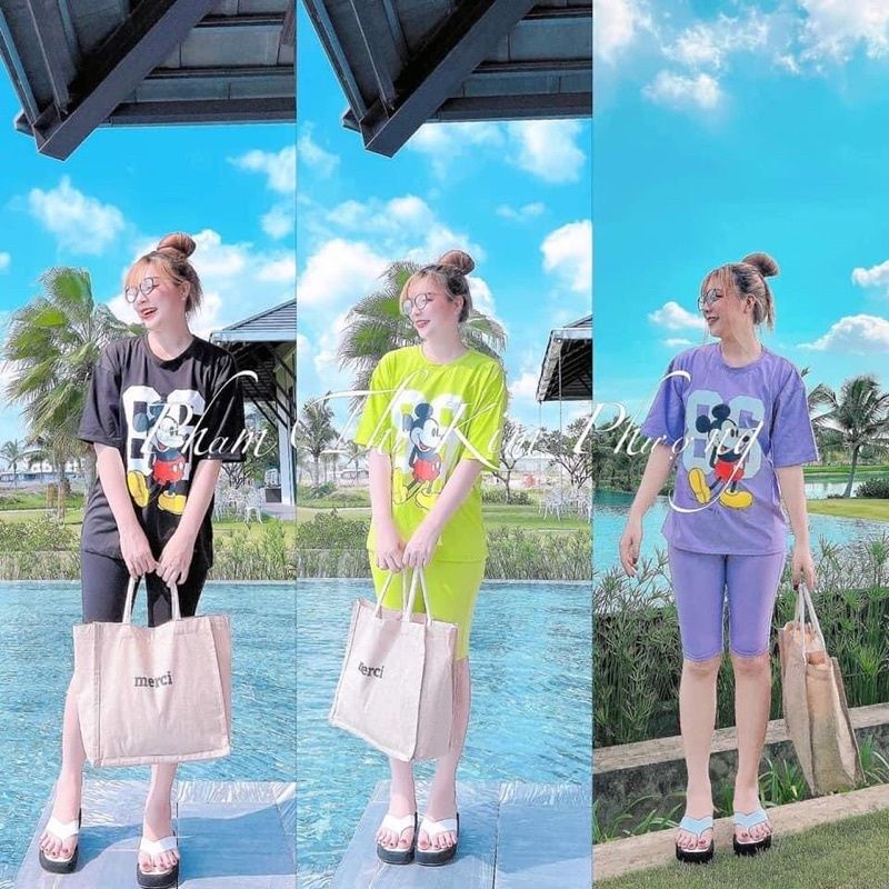 Sét ngố giá sĩ nhiều hoạ tiết.