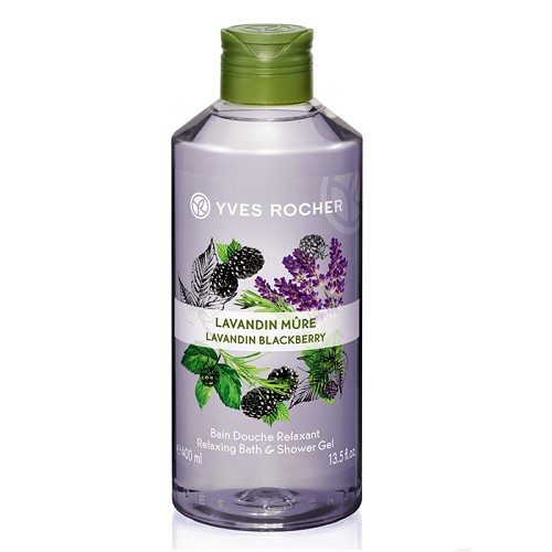 Sữa tắm dưỡng ẩm Yves Rocher hương Lavender 400ml  - Pháp