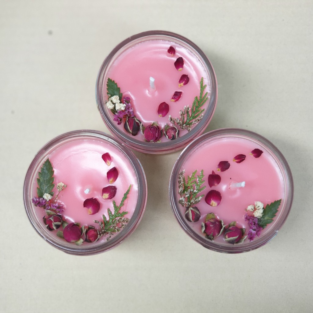 Nến thơm 100% sáp tự nhiên & tinh dầu nguyên chất Lee's Home. Natural wax scented candles handmade in Vietnam