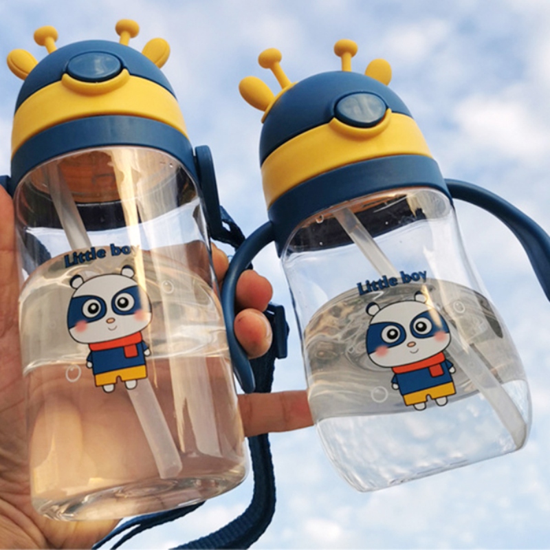 Bình Nước Họa Tiết Hoạt Hình Dễ Thương Cho Bé