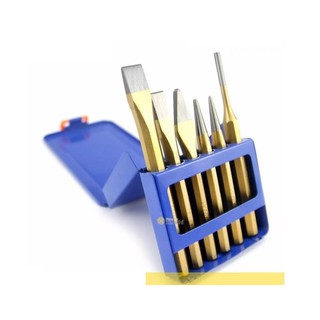 Bộ đục và đột sắt 6 chi tiết A0127 C-MART