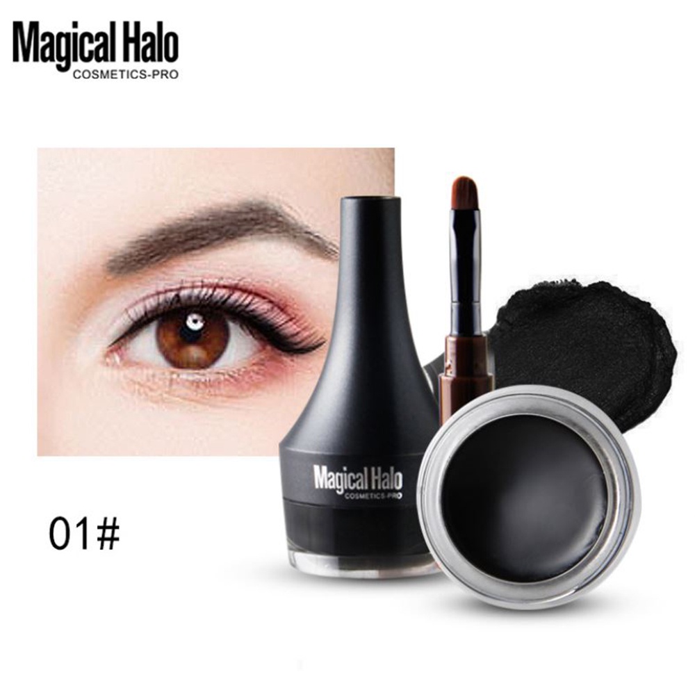 Gel vẽ mí Magical Halo Đen, Trang Điểm Đôi Mắt Cuốn Hút, Điểm Nhấn Phong Cách Ấn Tượng