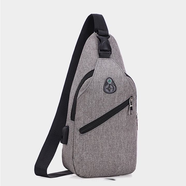 Túi Đéo Chéo Nam, túi đeo vai đựng ipad mini chất liệu vải bố thời trang TX 9149
