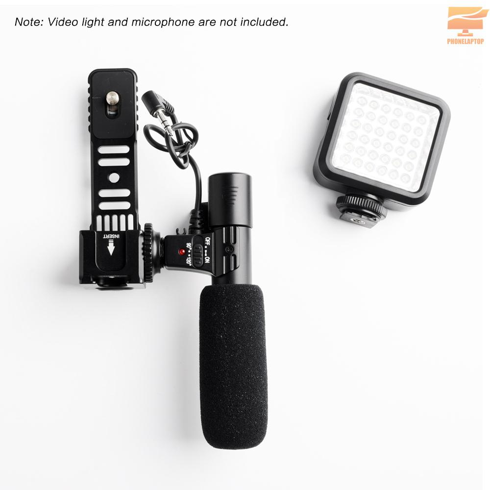 Thanh Ổn Định Bằng Hợp Kim Nhôm Với 4 Ngàm 5/8 cm Cho Đèn Led Zhiyun Smooth Series Feiyutech Vimble 2 Dji Osmo Mobile 2