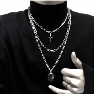 Set 3 dây chuyền ulzzang cá tính (hình thật, có sẵn)
