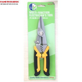 200mm Kìm Đa Năng 3 Trong 1 Cắt – Tuốt – Bấm Cos Buddy BA0144