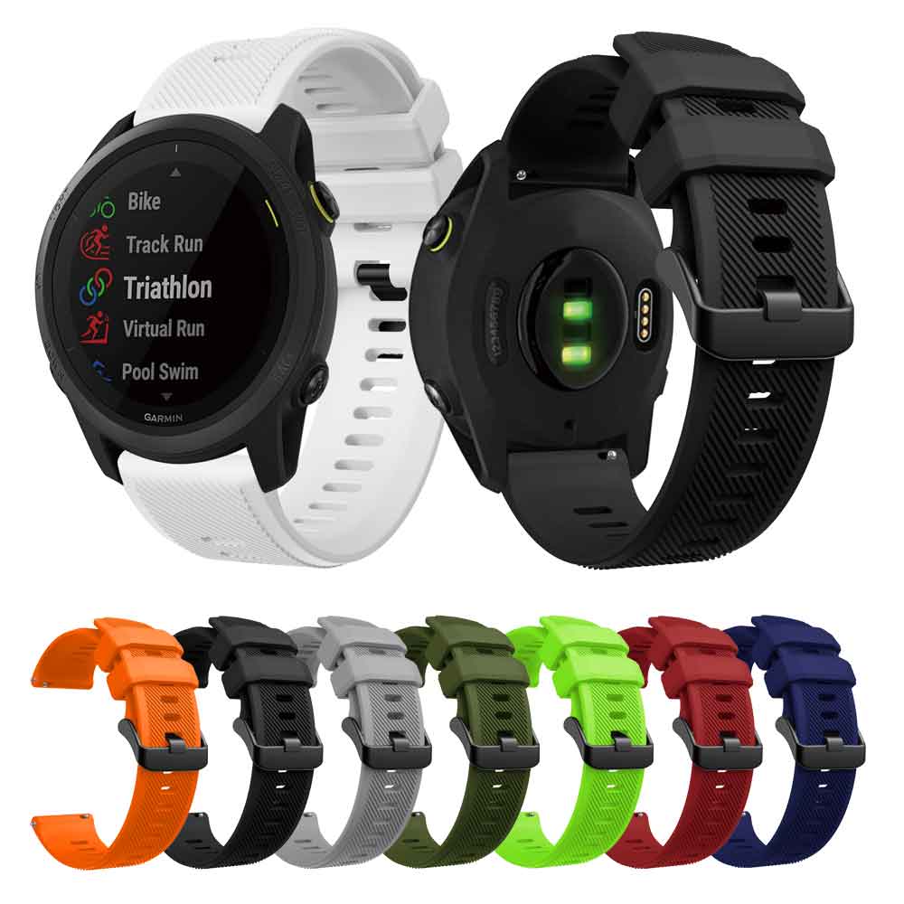 Dây Đeo Thay Thế Chất Liệu Silicon Thiết Kế Nhiều Lỗ Thời Trang Cho Garmin Forerunner745 22mm