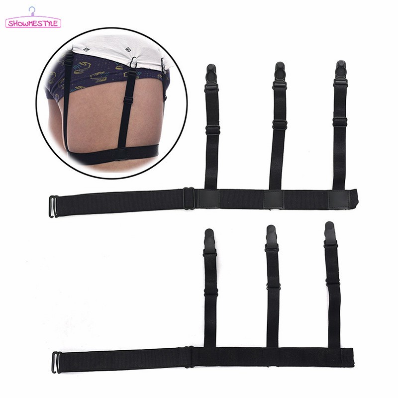 2 đai nịt cố định áo sơ mi thời trang nam